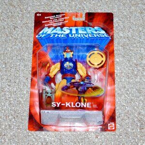2002 Mattel Masters of the Universe 200x Sy-Klone Figure MOC New MOTU He-Man